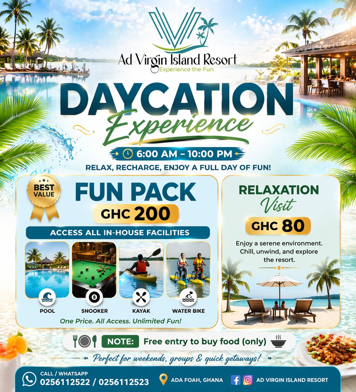 Daycation Experience